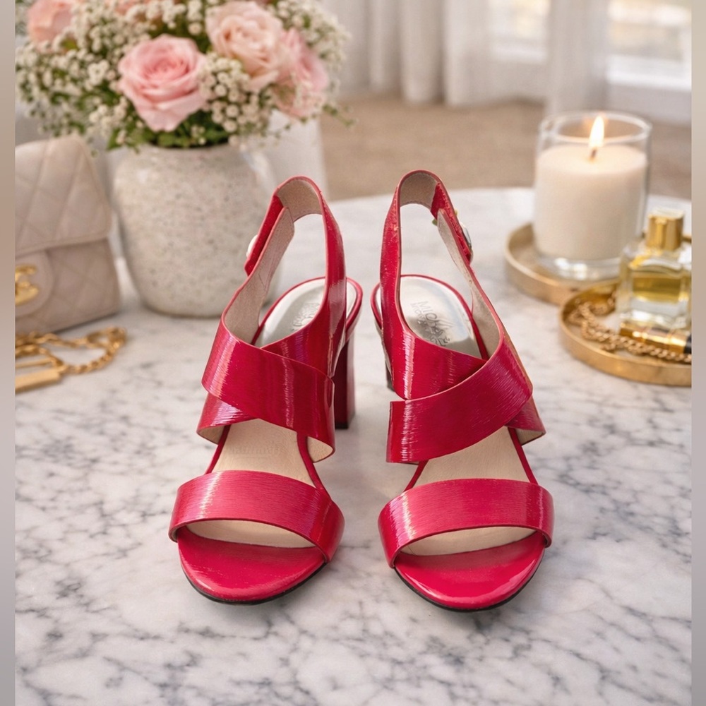 Michael Kors Vibrant Red Heels